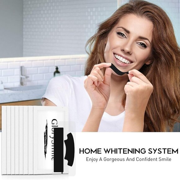 Teeth Whitening Strips Light Activated Charcoal Whitening Strips Dental Tool - Picture 2 of 7